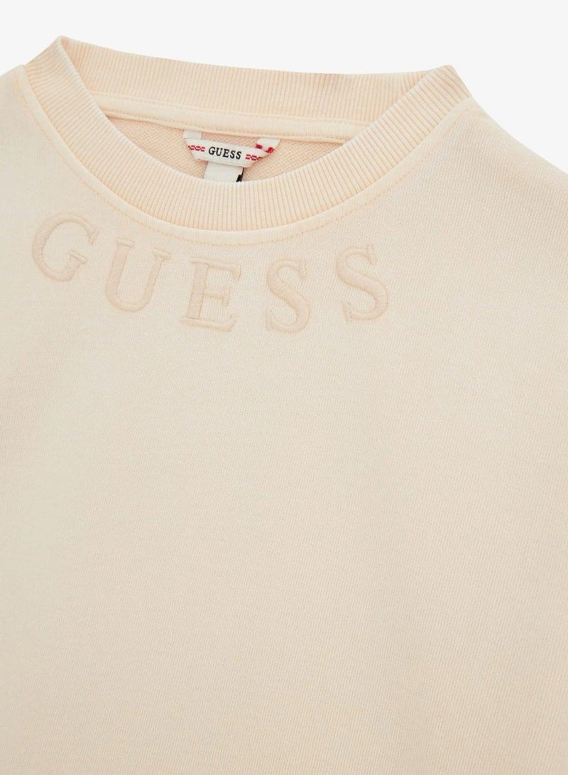 GUESS Kids Graphic Crew Neck Sweatshirt - Image 4