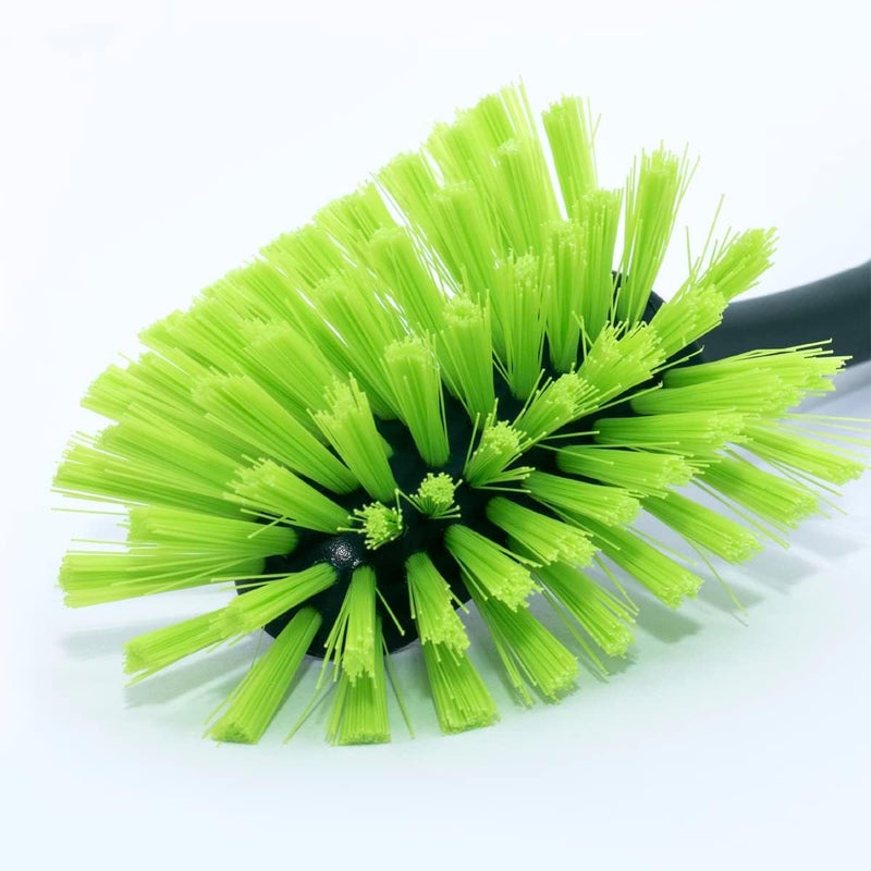 Pine Sol Long Handle Dish Brush – Heavy Duty Bristle Kitchen Scrubber, Safe with Non-Stick Cookware - Image 4