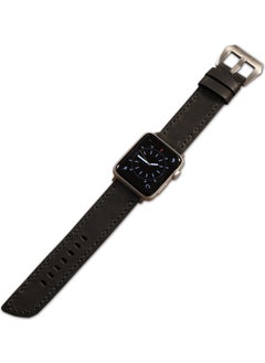 Vagave Apple Watch Compatible Crazy Leather Band with Oval End 42 44 45 mm  - Image 1