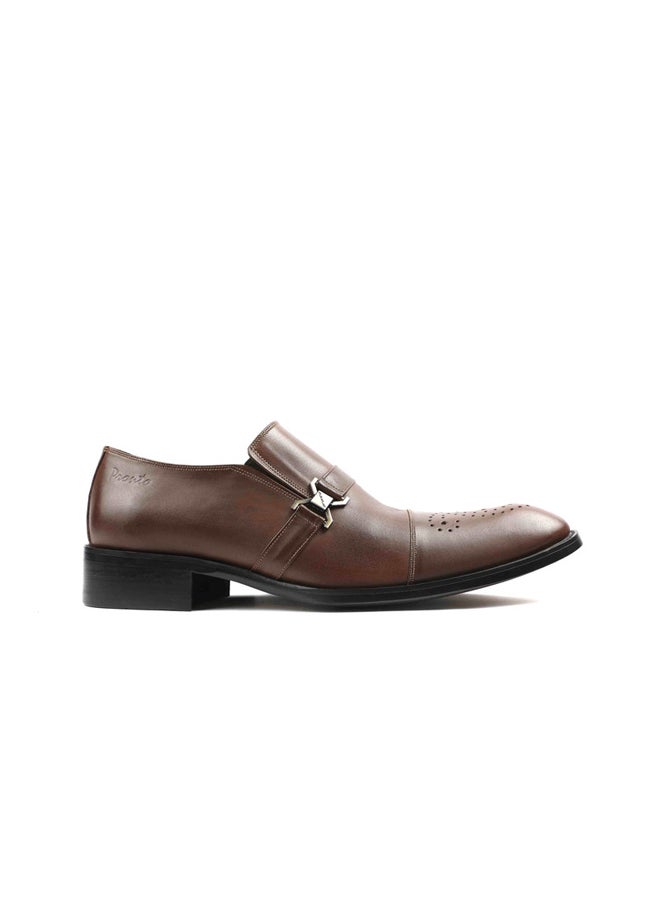 PRONTO - Cap Toe Strap Loafer - Image 1