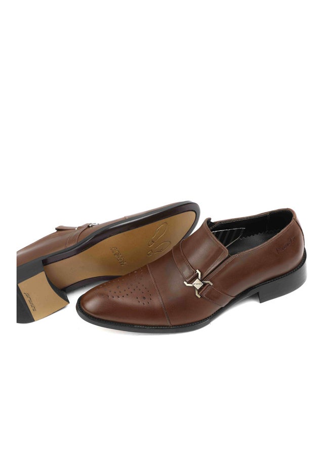 PRONTO - Cap Toe Strap Loafer - Image 1