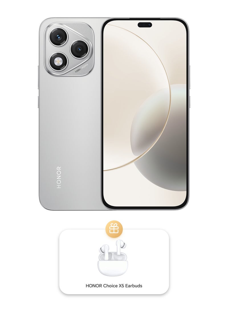 Honor 400 Lite Dual SIM 5G Velvet Grey 8GB RAM 256GB With Free Gifts - Middle East Version - Image 1