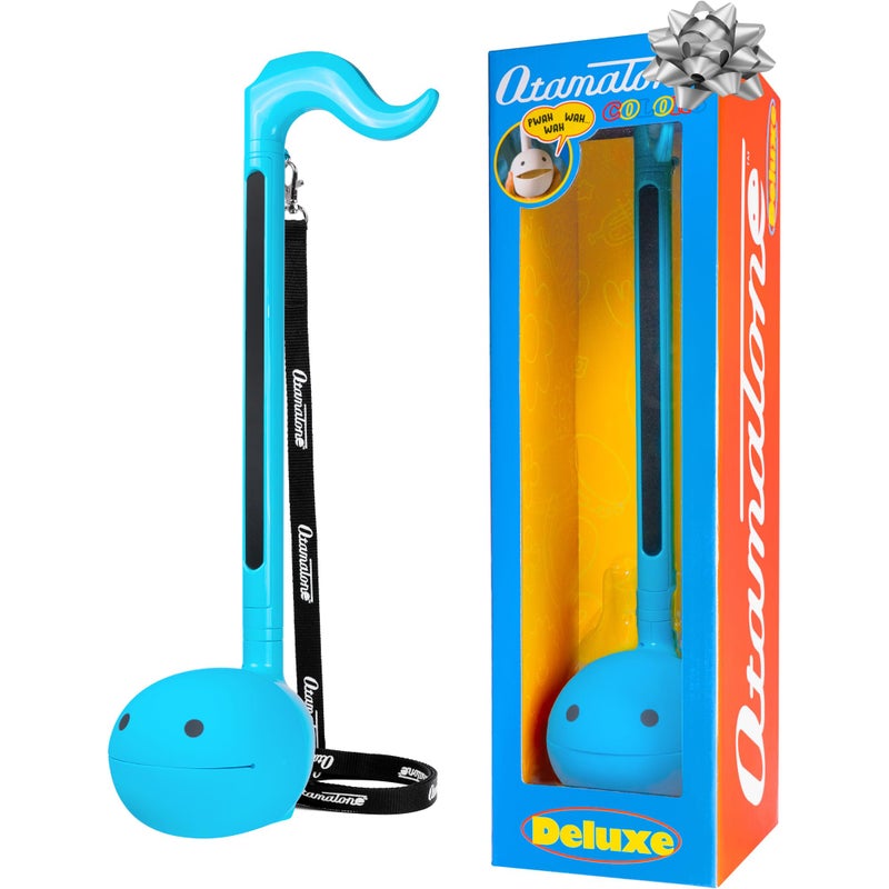 Otamatone Deluxe Electronic Musical Instrument for Adults Portable Synthesizer Digital Electric Music from Japan by Maywa Denki Cool Stuff Gifts, Blue [English Manual] - Image 1