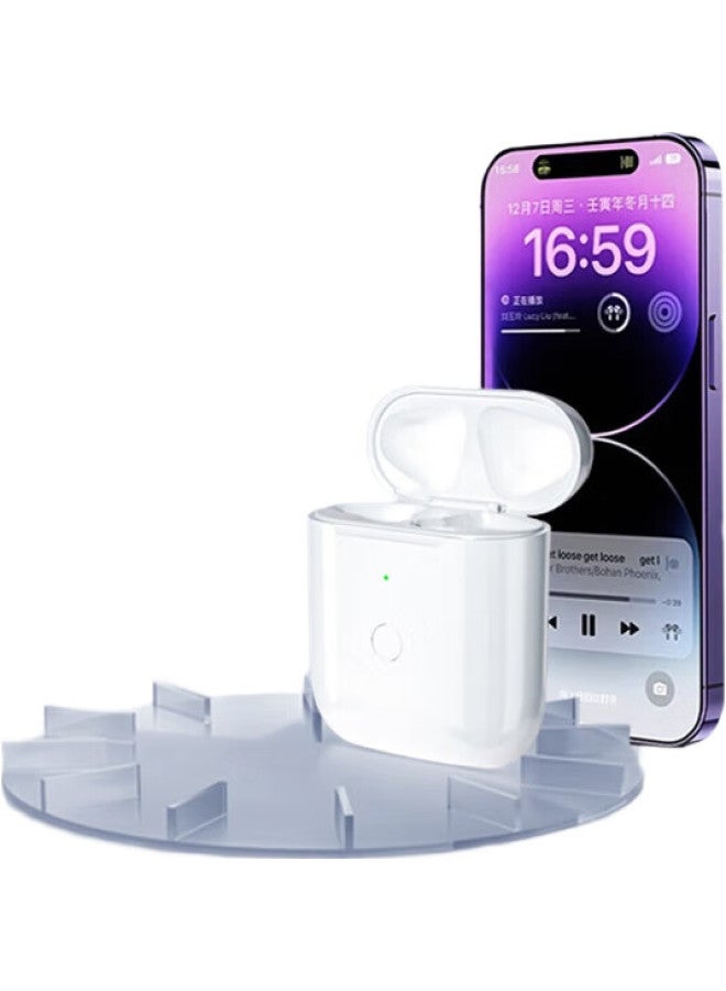 Masentek حافظة بطارية لسماعات Airpods 1/2/Pro/Pro2 اللاسلكية بلوتوث، متوافقة مع حافظة أبل الأصلية (Pro/Pro2)، بديل للحافظة المفقودة - Image 2
