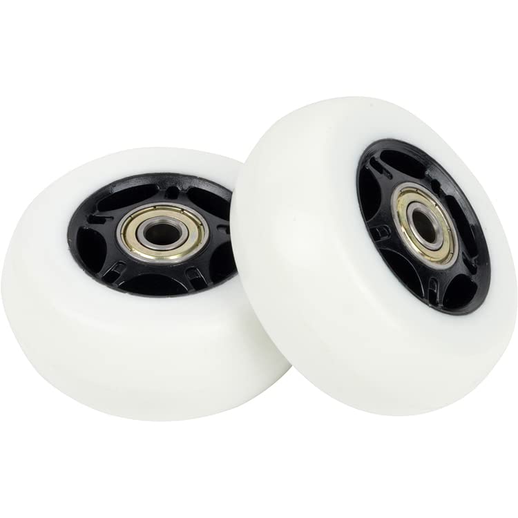 Precision Auto Products Wheels for Razor Crazy Cart - Premium 76mm x 30mm Crazy Cart V7+ Caster Replacement Wheels (Set of 2) for Crazy Cart XL V3+, DLX, Shift V1+, OEM Razor Part W25143401048 - Image 1