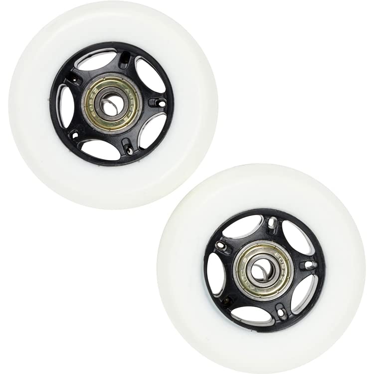 Precision Auto Products Wheels for Razor Crazy Cart - Premium 76mm x 30mm Crazy Cart V7+ Caster Replacement Wheels (Set of 2) for Crazy Cart XL V3+, DLX, Shift V1+, OEM Razor Part W25143401048 - Image 3