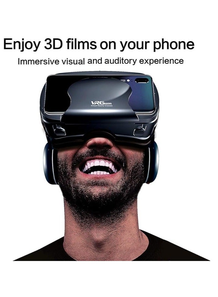 General VR headset, compatible with 5-7 inch iOS and 3D virtual reality headsets, virtual reality glasses, play your best mobile games, 360 degree movies  - Image 3