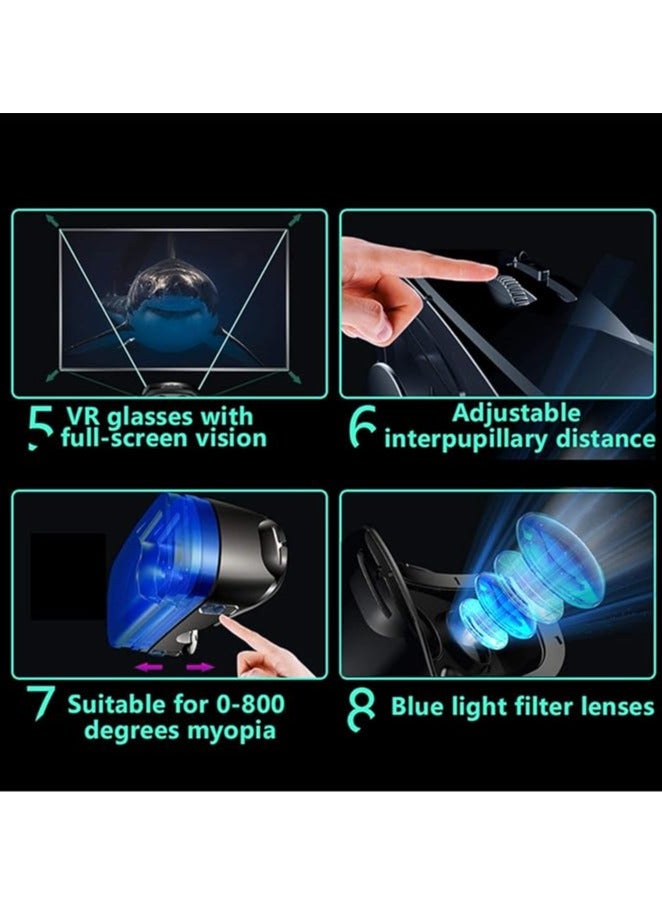 General VR headset, compatible with 5-7 inch iOS and 3D virtual reality headsets, virtual reality glasses, play your best mobile games, 360 degree movies  - Image 5