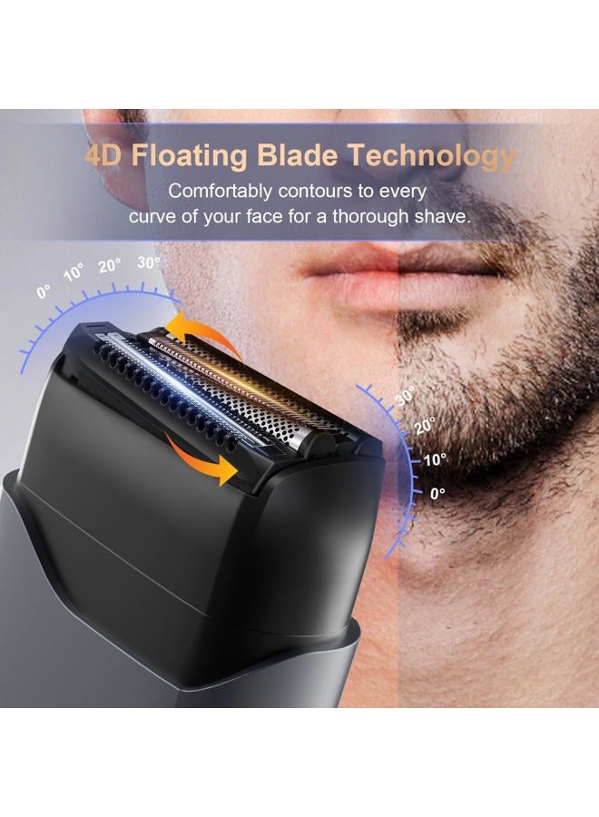 MuliVid Electric Foil Shaver for Men (Black) - Image 2