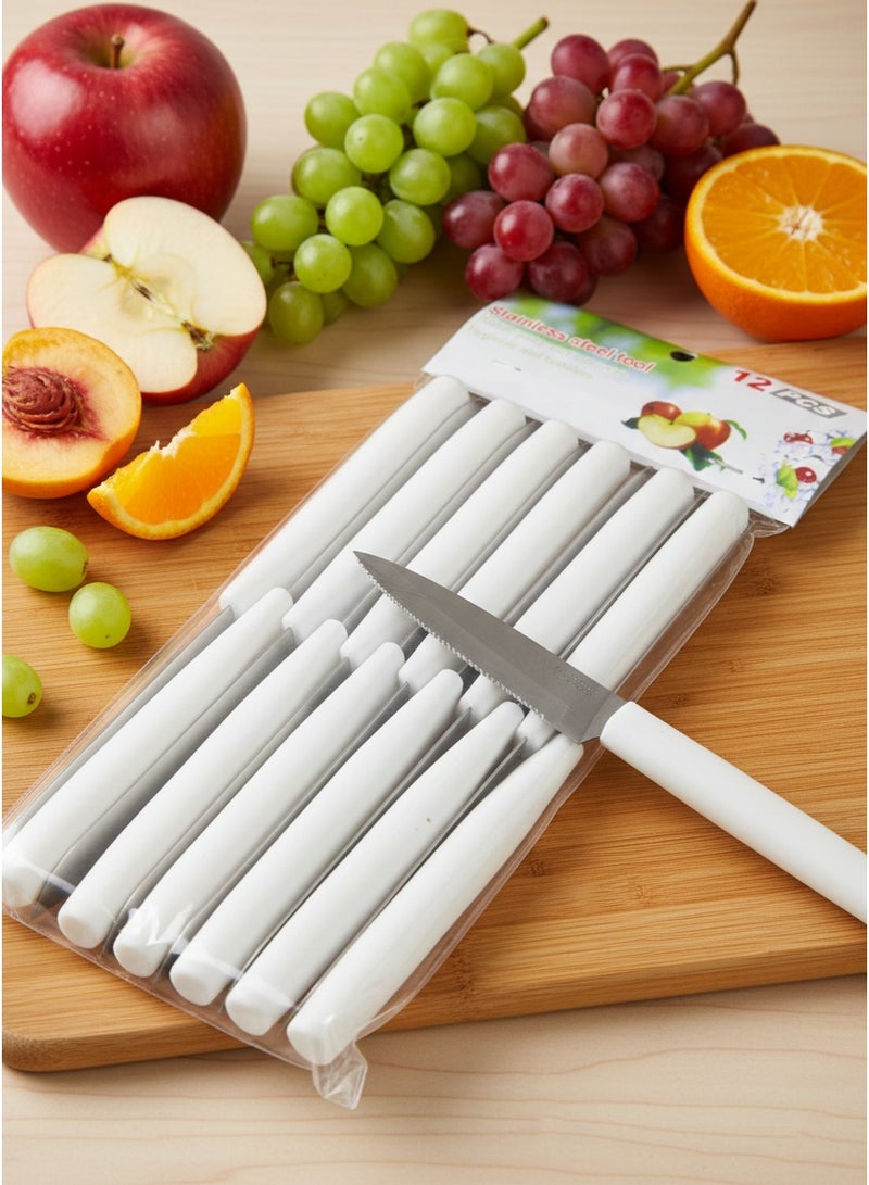 GOLDEN HOME Luxury 12-Piece Fruit Knife Set – Precision Blades for Every Kitchen - Image 2