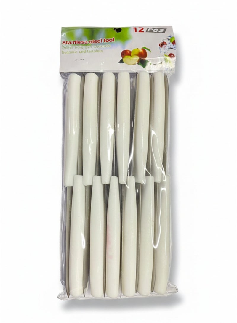 GOLDEN HOME Luxury 12-Piece Fruit Knife Set – Precision Blades for Every Kitchen - Image 3
