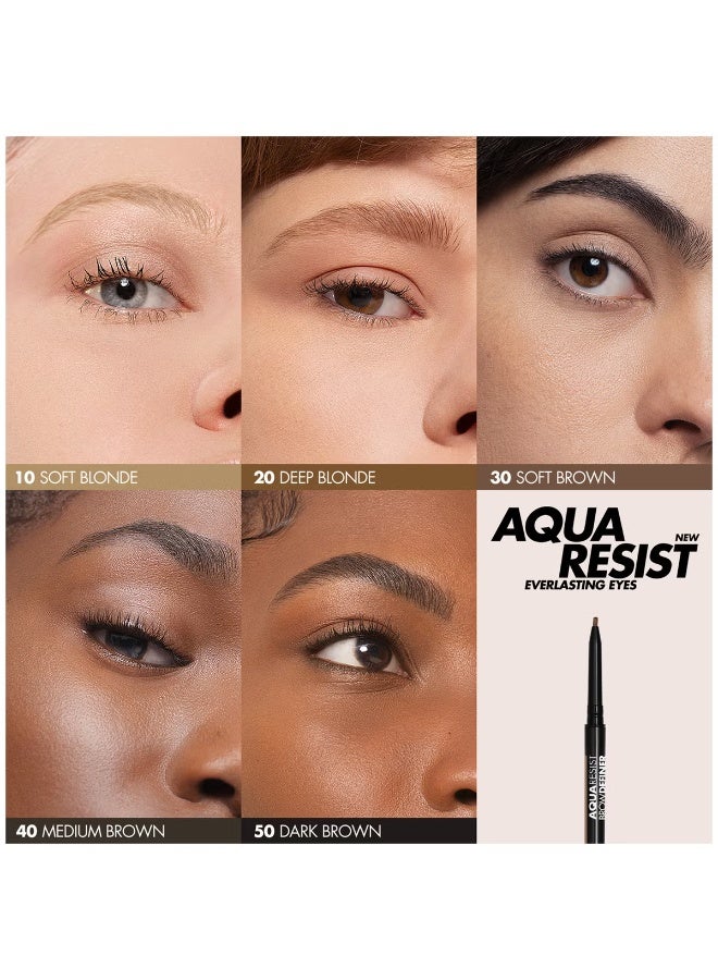 MAKE UP FOR EVER Aqua Resist Brow Definer - 30 Soft Brown - Image 4