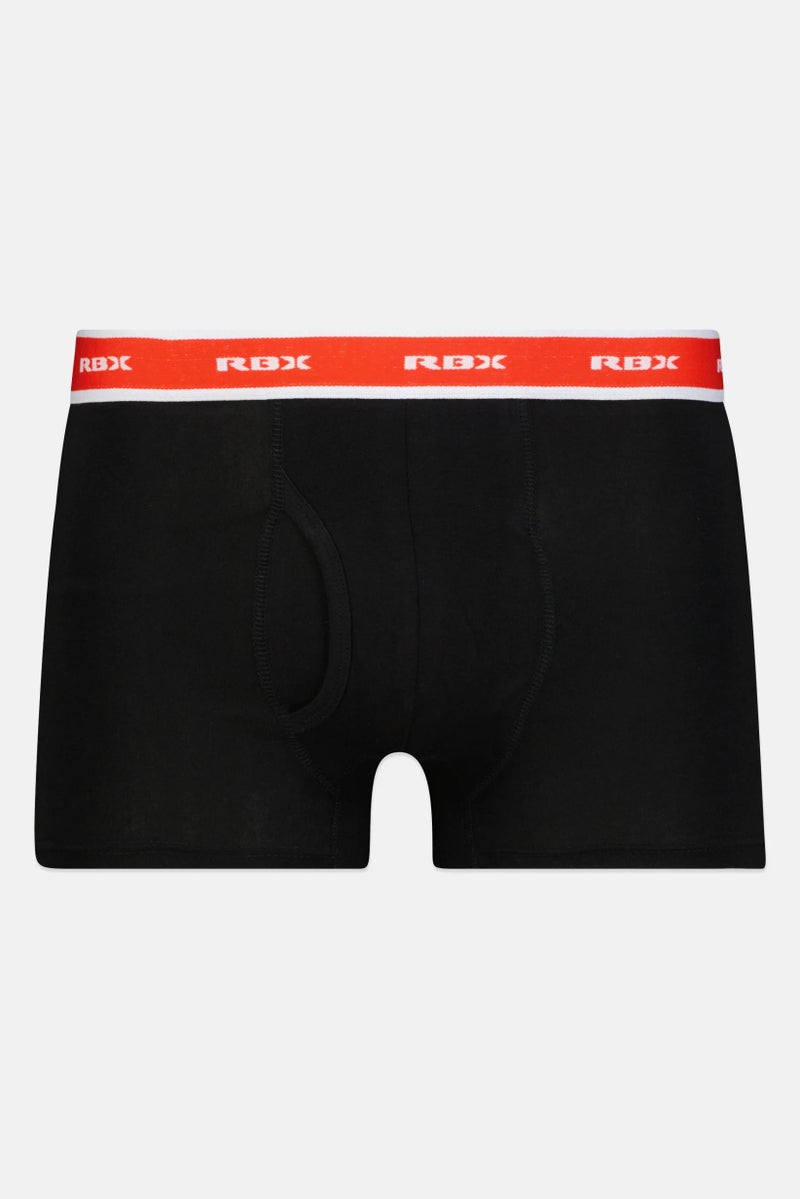 RBX Men 3 Pieces Brand Logo Boxer Brief, Multicolor - Image 4