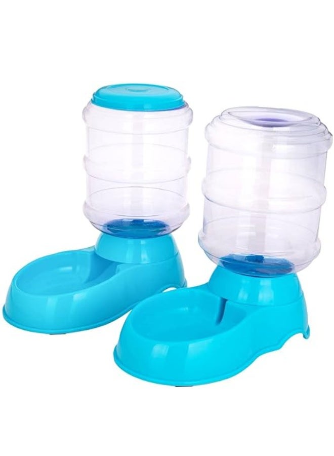 Pets Waterer Feeder,Pet Automatic Waterer,Dog Water Dispenser,3.5 L Cat Dog Food and Water Dispenser for Cat and Small or Medium Dog - Image 5