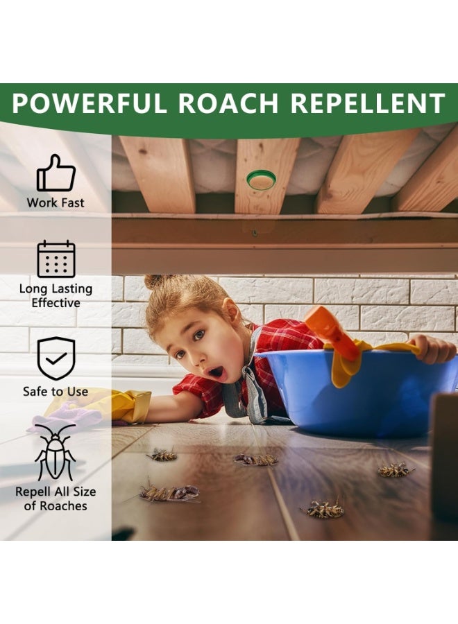 MOONSPRY Roach Bait Stations Traps – Natural Cockroach Repellent and Killer, Indoor & Outdoor Roach Traps for Small and Large Roaches, Long-Lasting Home, Kitchen & Dorm Protection (12 PCS) - Image 5