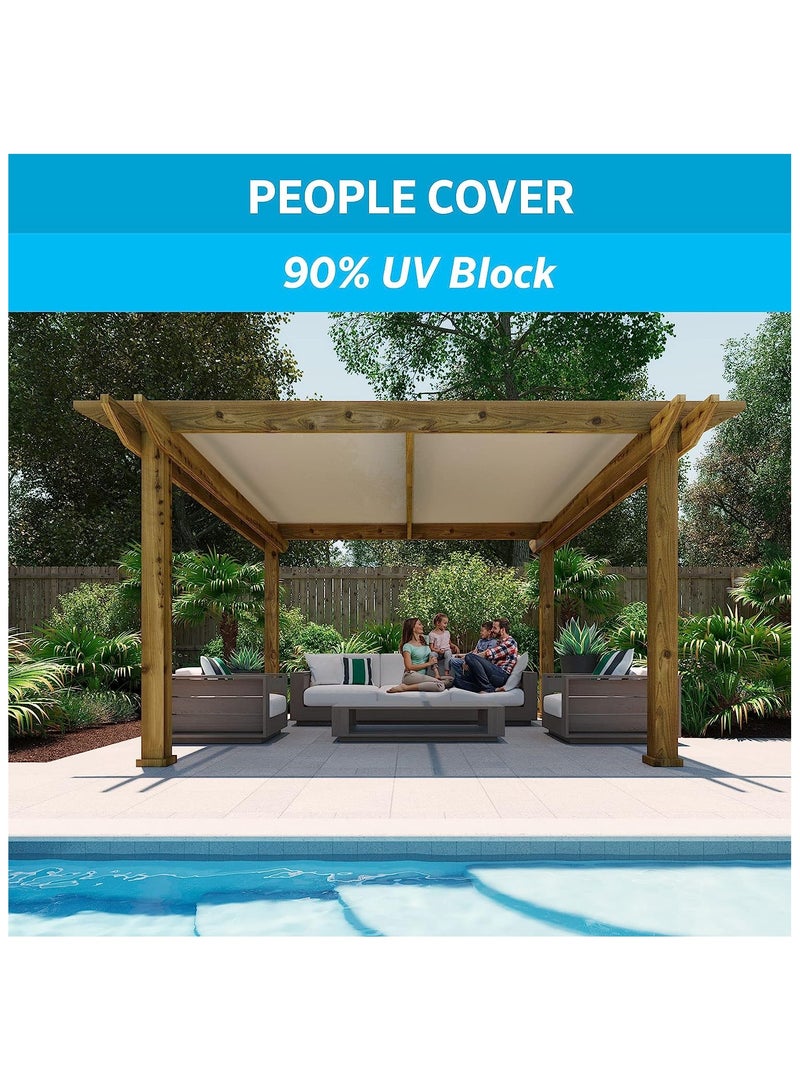 SUNRISE 90% UV Block Sun Shade Net, 2m x 50m Roll – Breathable Mesh Fabric for Garden, Patio, Greenhouse, Canopy, Pergola & Outdoor Privacy  - Image 5