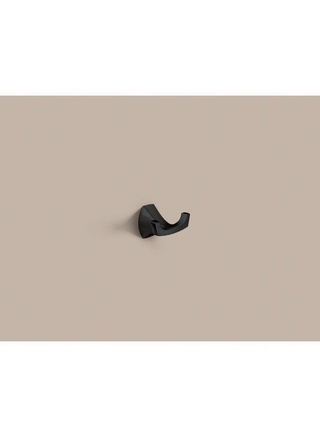 Moen MY8703BL Lindor Matte Black Double Robe Hook Matte Black - Image 3
