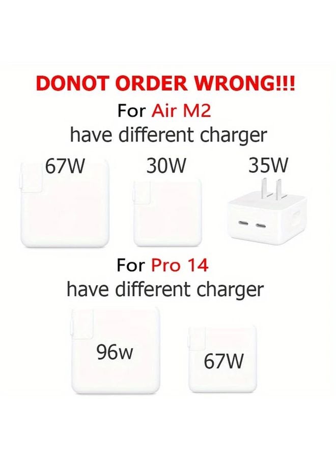 Pink Silicone Charger Case Cover For MacBook Air Pro 13 14 Inch 30W 60W 61W 67W 96W Power Adapter - Image 3