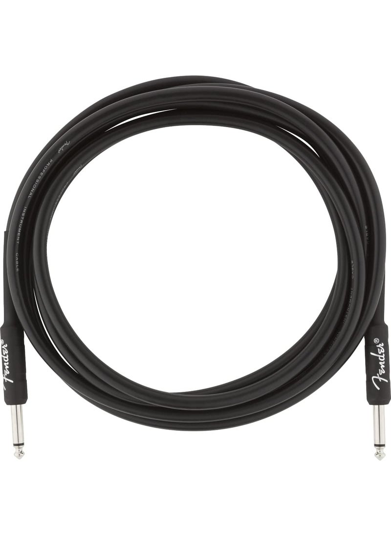 FENDER Fender Professional Series Instrument Cable Guitar Cable 10 ft Guitar Accessories Stage Ready with AntiKinking Design Black  - Image 2