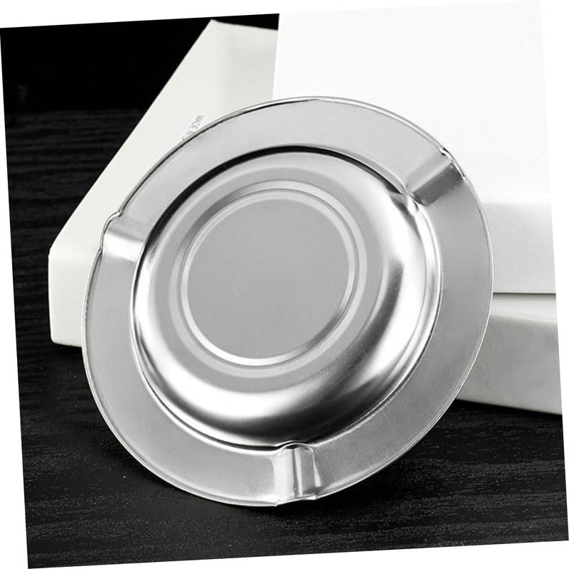 Stainless Steel Rotating Ashtray With Lid For Indoor And Outdoor Use 10 Pieces - Image 5