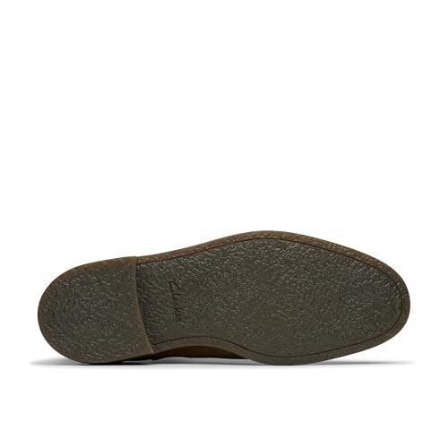 clarks حذاء تشيلسي سهل للرجال من كلاركس، جلد سويدي رملي، 7 - Image 4