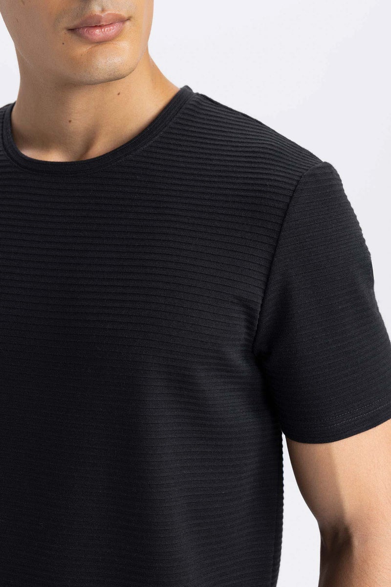 DeFacto Man Slim Fit Crew Neck T-Shirt - Image 4