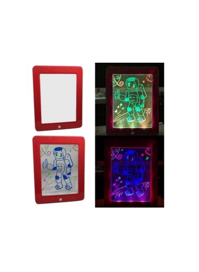 Toy Box Glowing Drawing Board Fun Magnetic Drawing Board Drawing Tablet LCD Writing Tablet For Kids For Kids  - Image 3