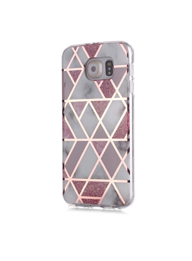 Zaboon Case For Galaxy S6 Plating Marble Pattern Soft TPU Protective Case - Image 2