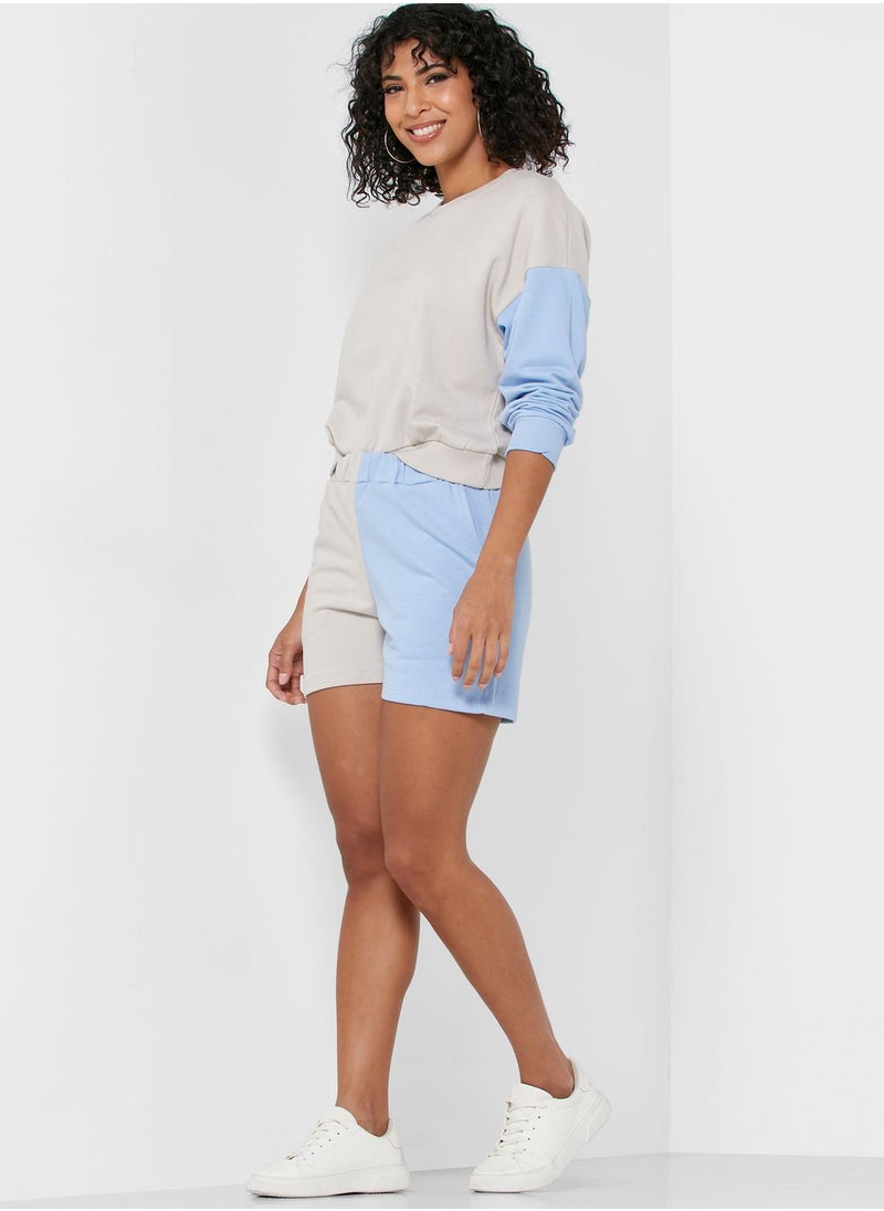 Jacqueline de Yong - Colour Block Shorts - Image 1