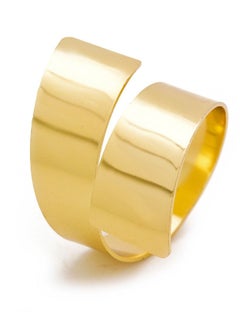 RARELY Set of 6 Gold Metal Napkin Ring Holder  - Image 4