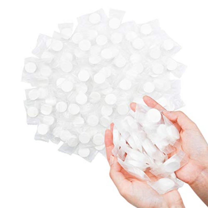200PCS Compressed Towel Tablet Towels Portable Disposable Coin Tissue for Travel Camping Hiking Home Bathroom Beauty Salon Outdoor Sports - Image 1