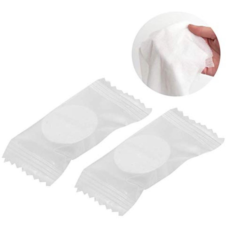 200PCS Compressed Towel Tablet Towels Portable Disposable Coin Tissue for Travel Camping Hiking Home Bathroom Beauty Salon Outdoor Sports - Image 2
