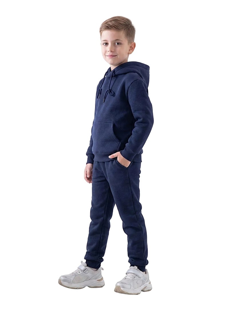 Tree Boy's Milton Navy Blue Sweatpants - Image 1