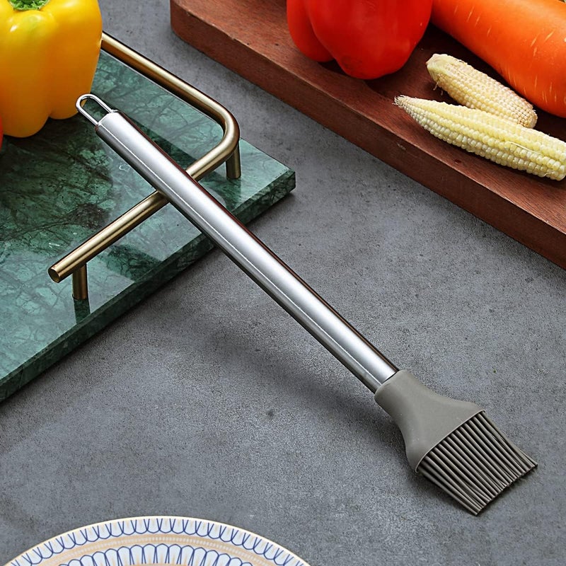 Berglander Basting Brush, Non-stick Silicone Kitchen Brush For Cooking, Barbeque Brush, Pastry Brush, BBQ Brush, Dishwasher Safe, Easy to Clean - Image 2