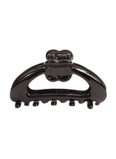 CARAVAN French Open Hair Claw With Butterfly In Black Small 0.65 Ounce 