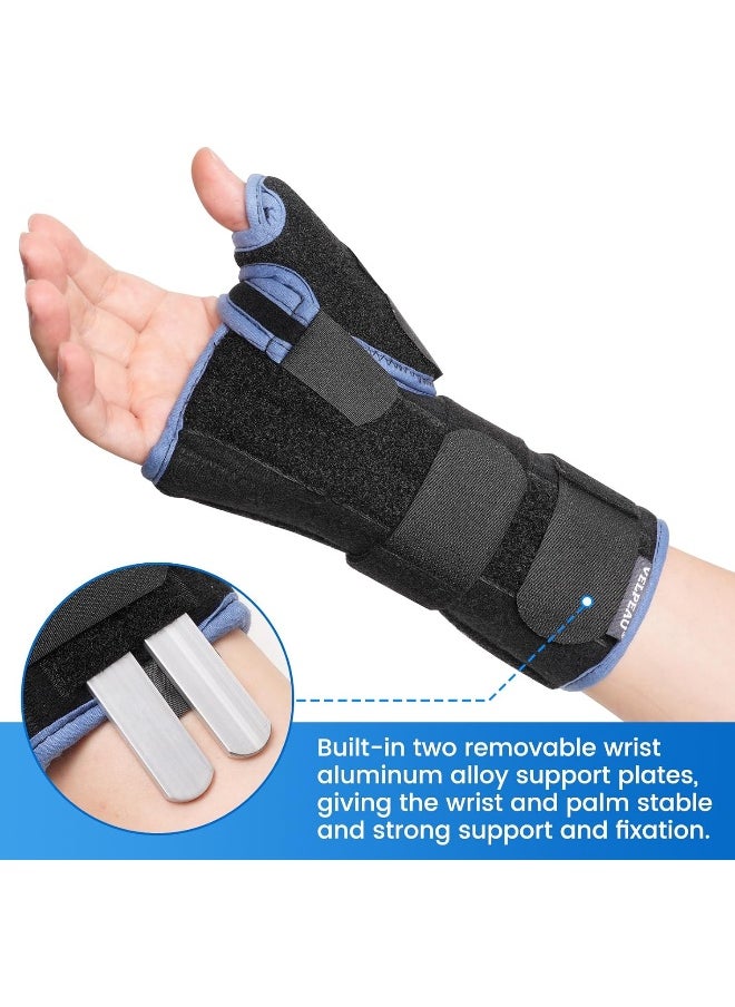 Velpeau Wrist Brace with Thumb Spica Splint for De Quervain's Tenosynovitis, Carpal Tunnel Pain, Stabilizer for Tendonitis, Arthritis, Sprains & Fracture Forearm Support Cast (Regular, Right Hand-L) - pzsku/Z49928D2F070DE44C5101Z/45/_/1739961862/53c7b4d0-5379-4d91-9d56-1b3f229e4d26