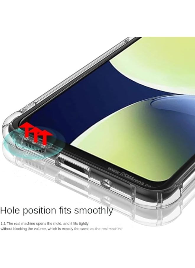 Clear Case OnePlus Nord Ce3 Lite Case Cover for OnePlus Nord CE 3 Lite Clear Back Air Cushion Soft Silicone Shockproof Anti-Scratch Protective Bumper Shell Corner Nord CE3 Lite 5G (Clear)