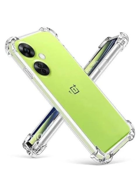 Clear Case OnePlus Nord Ce3 Lite Case Cover for OnePlus Nord CE 3 Lite Clear Back Air Cushion Soft Silicone Shockproof Anti-Scratch Protective Bumper Shell Corner Nord CE3 Lite 5G (Clear)