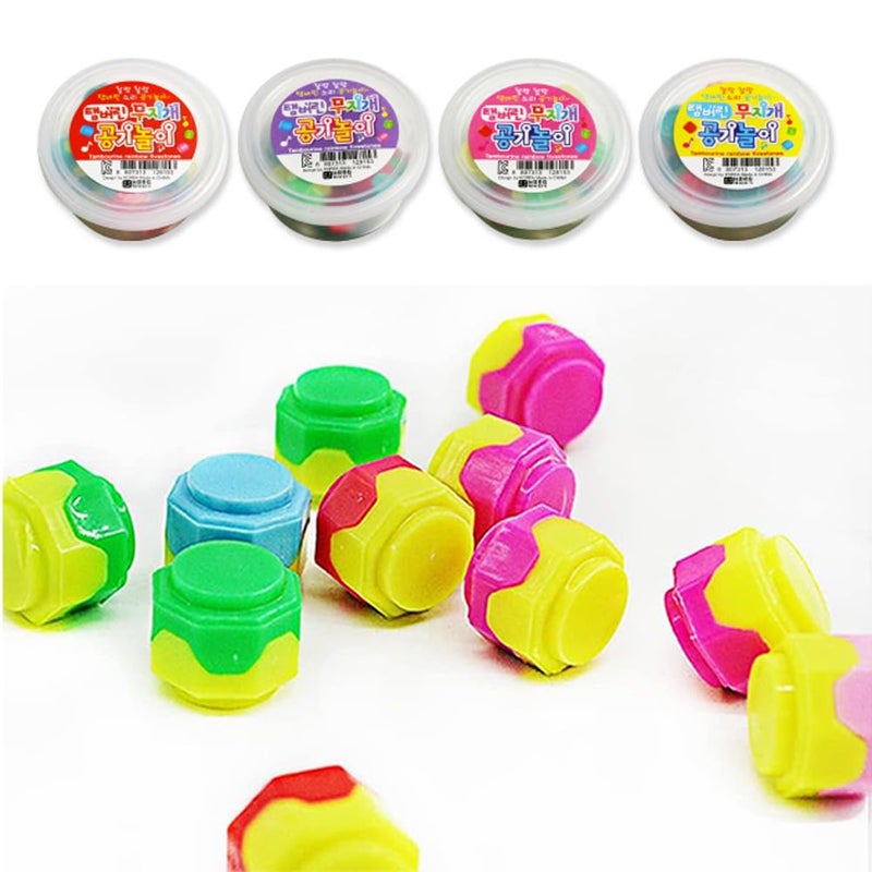 Florian Gonggi Konggi Korean Jacks Stone Game Play Nori Gonggi Korean Traditional Game [Package and Color May Varable] ?? (10 Pcs) - Image 1