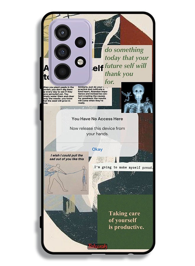 Tolwak Samsung Galaxy A52 5G Protective Case Cover Allow Yourself To Grow - Image 1