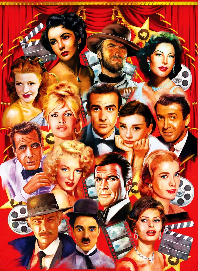 اناتوليان 1000 Piece Puzzle / Hollywood Stars - Code 1154