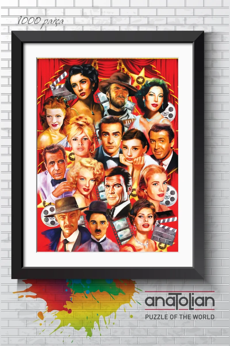 اناتوليان 1000 Piece Puzzle / Hollywood Stars - Code 1154