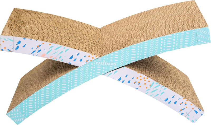 Catstages General compatible design Easy Life Hammock Corrugated Cat Scratcher with Catnip Global flexible assemble picks - Image 1