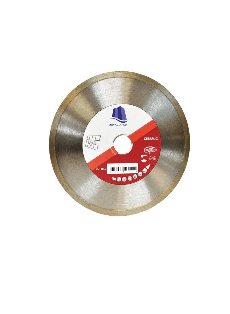 Diamond Cutting Disc Circular Saw Blade Cutting Wheel for Ceramic Tile, Concrete, Granite & Marble. (230 x 22 mm)  - Image 1