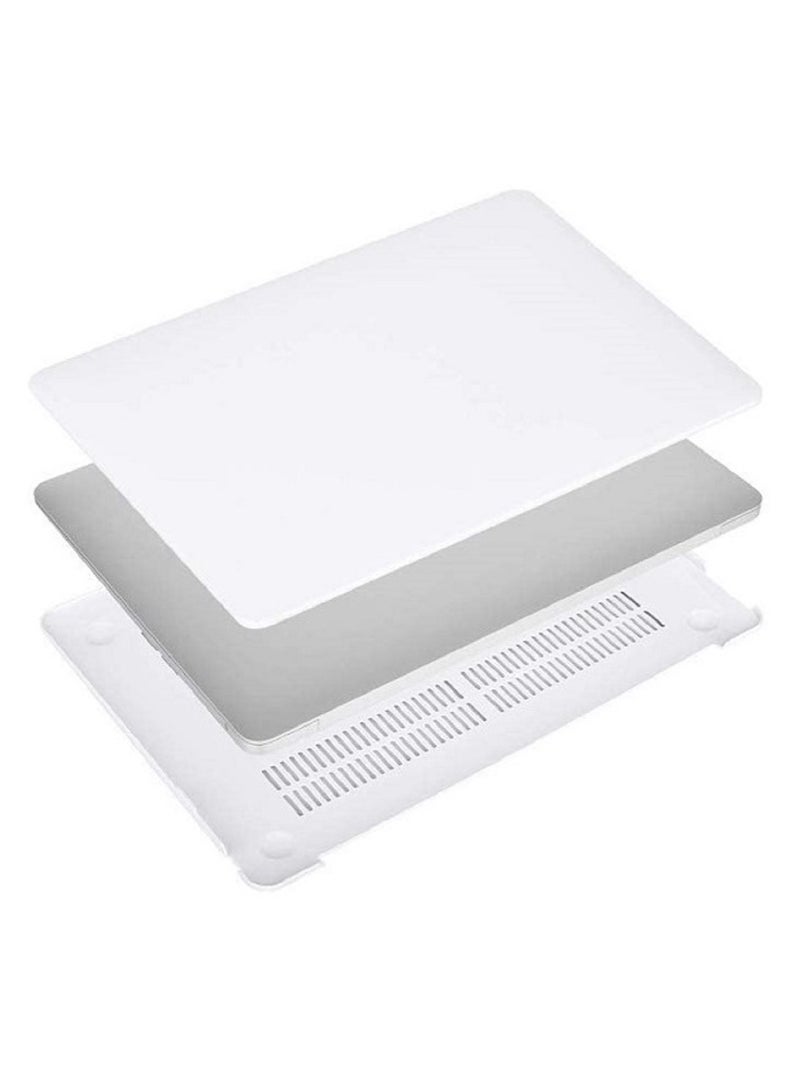 AMM Plastic Hard Shell Case Cover For MacBook New Air 13 Inch Model A2337 M1/A2179/A1932 Retina Display Touch ID Release 2020/2019/2018 White - Image 5