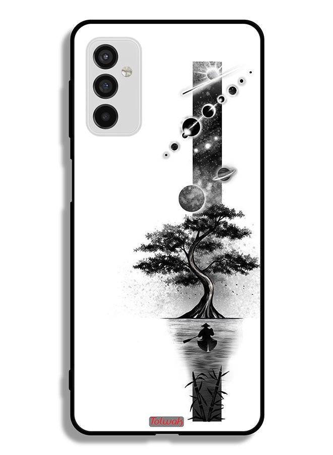 Tolwak Samsung Galaxy M52 5G Protective Case Cover Earth Space Art - Image 2