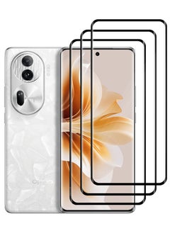 CATANES مجموعة من 3 قطع من واقي الشاشة لهاتف Oppo Reno11 Pro، واقي شاشة بتغطية كاملة وواقي شاشة شفاف مضاد للفقاعات من الزجاج المقوى  - Image 2