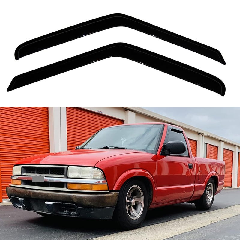 BOOGADEE 92127 Original Side Window Visor Outside Mount Style Rain Guard 2pcs Set Window Shade for 19942004 Chevrolet S10 Sonoma19952005 S10 BlazerS15 Jimmy19962000 Isuzu Hombre 92127 - Image 3