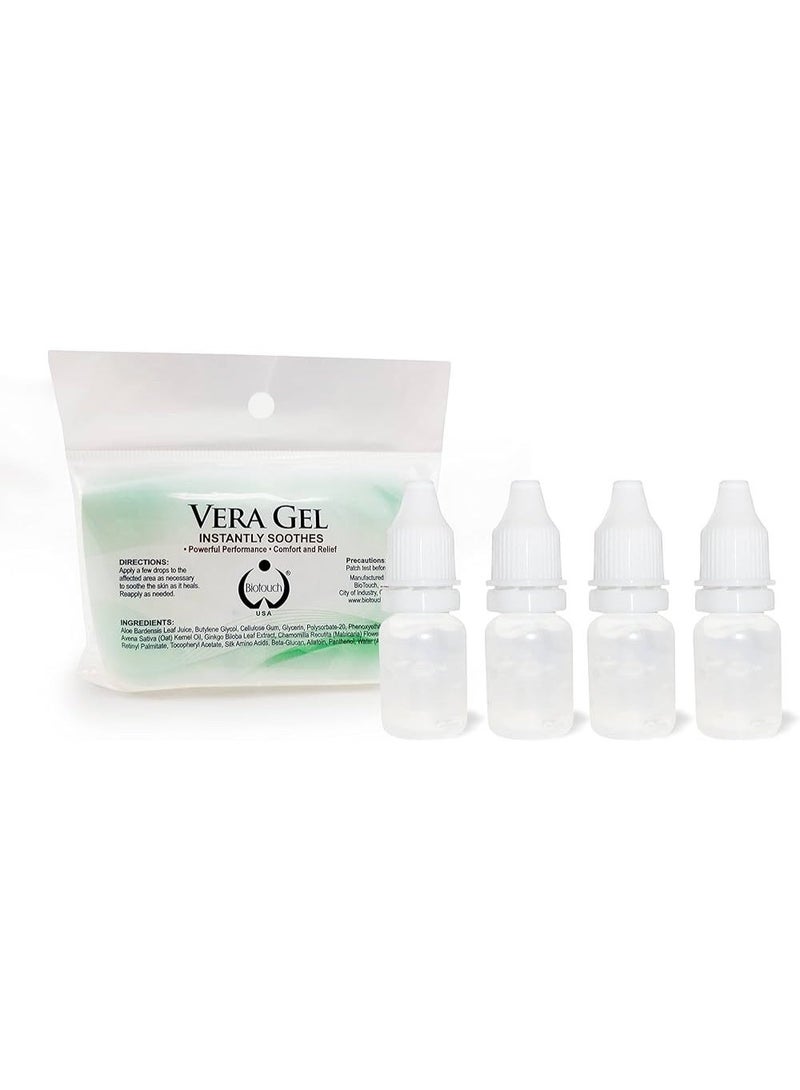 Biotouch عبوة من 4 قطع من Veragel Instant Soothing Elixer للعناية اللاحقة بالوشم Microblading المصنوعة من الصبار - Image 3