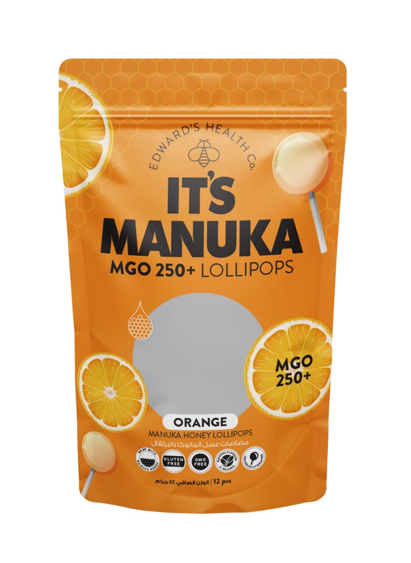 its manuka - Mgo Orange 250+ Lollipops - Image 1